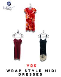 Y2K Warp Style Midi Dresses - EV1951