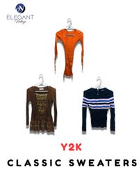 Y2K Classic Sweaters - EV2127