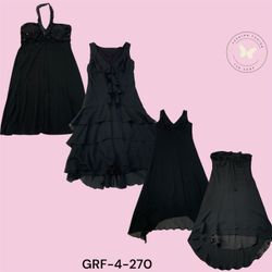 Y2K Black Polyester Mini Dress for Women – Slim Fi..