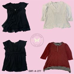 Y2K Printed Polyester Blouse for Women – Trendy Re..