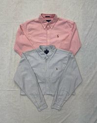 Upcycle Ralph Lauren Polo Crop Top (DV -04)