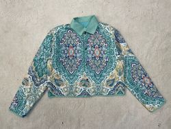 Upcycle Quilted Crop Tops Jacket (DV -04)