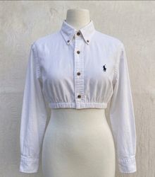 Upcycled Ralph Lauren Hot-Girl Crop Tops - Limited..