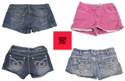 DESIGNER MICRO MINI SHORTS BRAND'S INCLUDED GUESS,..