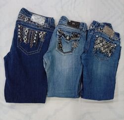 CR7824 Miss Me Flare Jeans