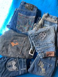 Babyphat & 0ther brands jeans y2k /255