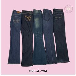 Women’s Low Rise Y2K Jeans – Slim Fit Vintage Wash..