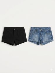 (FV-1261) Y2K Denim Shorts brand ( hollister,Mudd,..