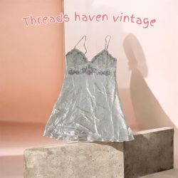 TH#087 Luxury Silk Beaded Dress – Elegant Hand-Emb..