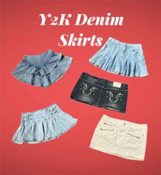 Y2K Denim Skirts - (23/04)