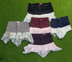 7668 - Upcycled Mini Skirts
