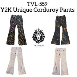 Y2K Unique Corduroy Pants (TVL-559)
