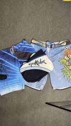 Vintage Quiksilver & Billa Bong & Oniell swimming ..