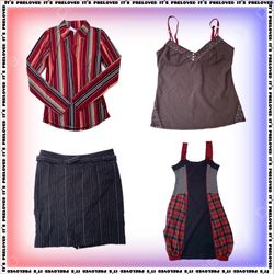 Striped Essentials Bundle - tops, dresses, skirts ..
