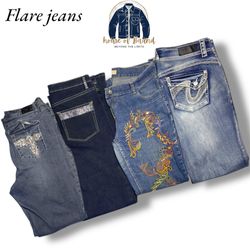 Flared jeans