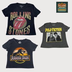 Upcycled Graphic Print baby Tees