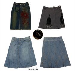 Women’s Casual Denim Midi Skirt – Everyday Essenti..