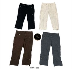 Pantalons Capri Cargo Premium – Ajustement Durable..