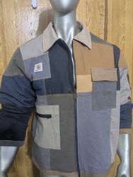 Upcycle Carhartt patchwork jacket