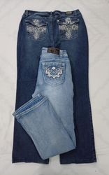CR7861 Y2K Flare Jeans