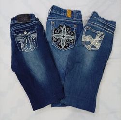 CR7862 Y2K Flare Jeans