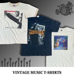 Music Vintage Printed T-Shirts