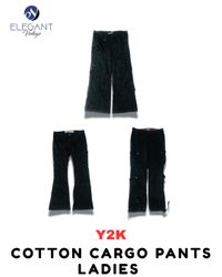 Y2K Cotton Cargo Pants Ladies - EV1767