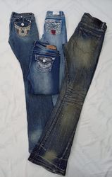 CR7869 Y2K Flare Jeans