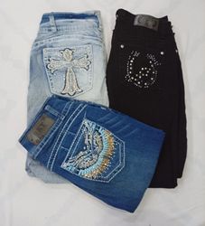 CR7872 Y2K Flare Jeans