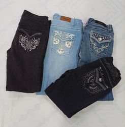 CR7875 Y2K Flare Jeans