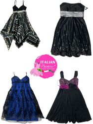 y2k midi length dresses