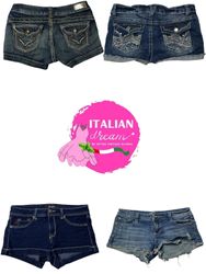 y2k unique micro mini denim sexy short