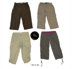 Cargo Capri Bottoms – Style streetwear léger Y2K (..