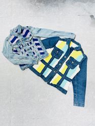 UPCYCLED Denim Patchwork & Poncho Jackets - EVR048..