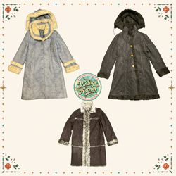 Vintage Afghan & Suede Fur Coats for Women