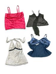 Yv318 Silk Slip Tops 8P