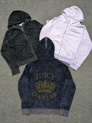 Juicy Couture ladies zipper hoodies and jackets