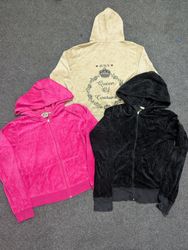 Juicy Couture ladies zipper hoodies and jackets