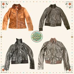 Vintage Euro Leather Jackets for Women