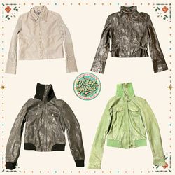 Vintage Euro Original Leather Jackets for Women
