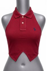 Upcycle Polo Ralph Lauren Halter Tops (Dv -04)