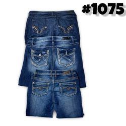 Embroidered jeans (Brands) Expression , Wranglers ..