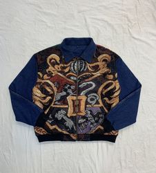 Upcycle Tapestry with Denim Jacket (Dv -04)