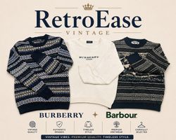 Burberry - Barbour Vintage Sweaters - Premium Bund..