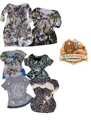 Y2K Graphic & Rhinestone Collection tops