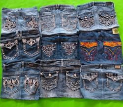 [SCHWERER BESTICKUNG] Y2K Denim Mini Röcke – Premi..