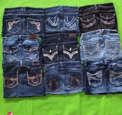 [PREMIUM Y2K BUNDLE] 12x Embellished Denim Mini Sk..
