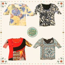 Y2K Euro Pop Girl Bluse Estive