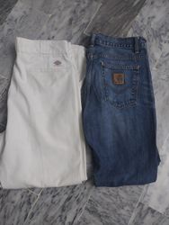 Carhartt and Dickies Jeans