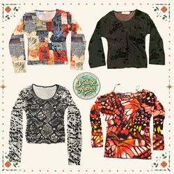 Collezione di Bluse Fatte su Misura con Stampa Eur..